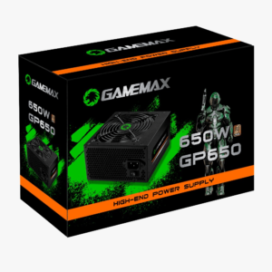 176- Fonte ATX 650w Gp650 com Cabo PFC Ativo 80 Blus Bronze OEM Preto Gamemax