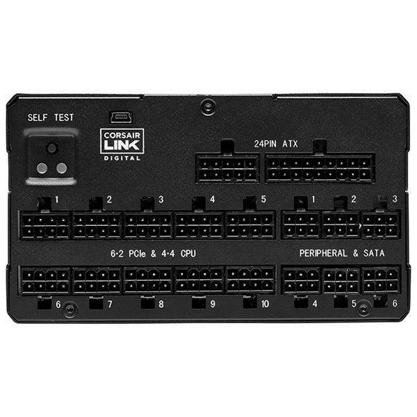 Fonte Corsair AX1600i, 1600W, 80 Plus Titanium, Modular, PFC Ativo, CP-9020087-WW - Imagem 3