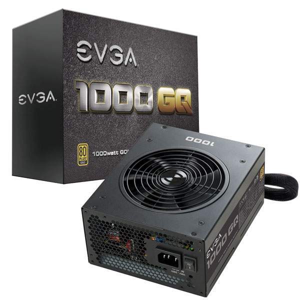 Fonte de Alimentação EVGA GQ 1000W ATX - Semi Modular - 80 Plus Gold - 210-GQ-1000-V1