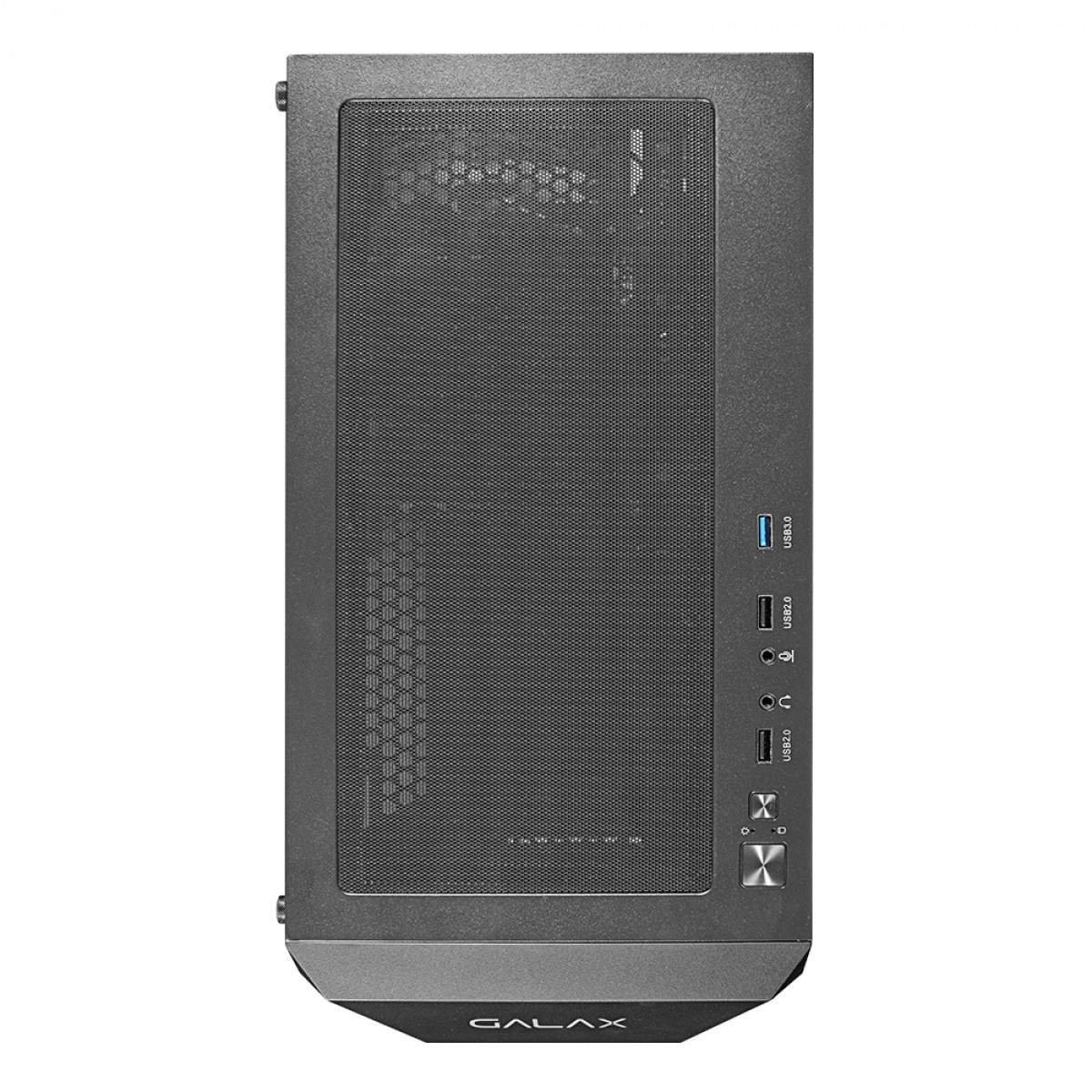 043 - Gabinete Gamer Galax Revolution-05, Mid Tower, Vidro Temperado, ATX, Black, Sem Fonte, Com 4 Fans - Imagem 8