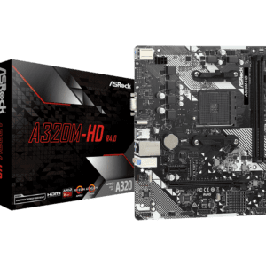 PLACA MAE A320M-HD R4.0 DDR4 mATX SOCKET AM4 BOX ASROCK