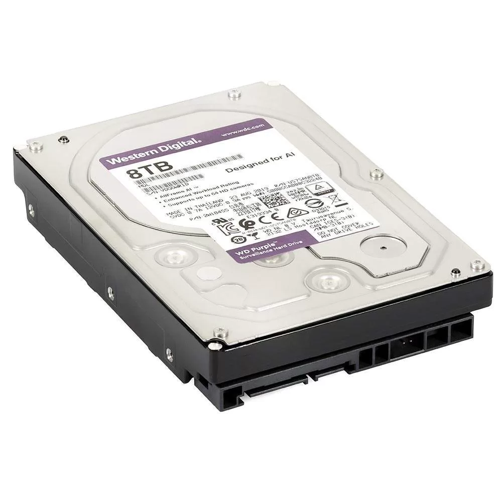 019 - HD Western Digital 8TB WD Purple 3.5" SATA 3 5640RPM - WD84PURZ - Imagem 3