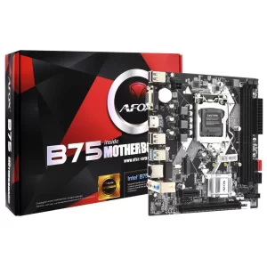 009 - Placa Mãe AFOX IB75-MA2-V3 Socket LGA 1155 - VGA - DDR3