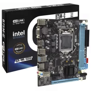 008 - Placa Mãe GoLine GL-B75M-G Socket LGA 1155 - VGA - DDR3