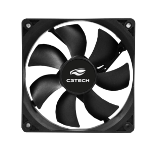 052 - COOLER FAN P/GABINETE 120x120x25 PRETO F7-100BK C3 TECH