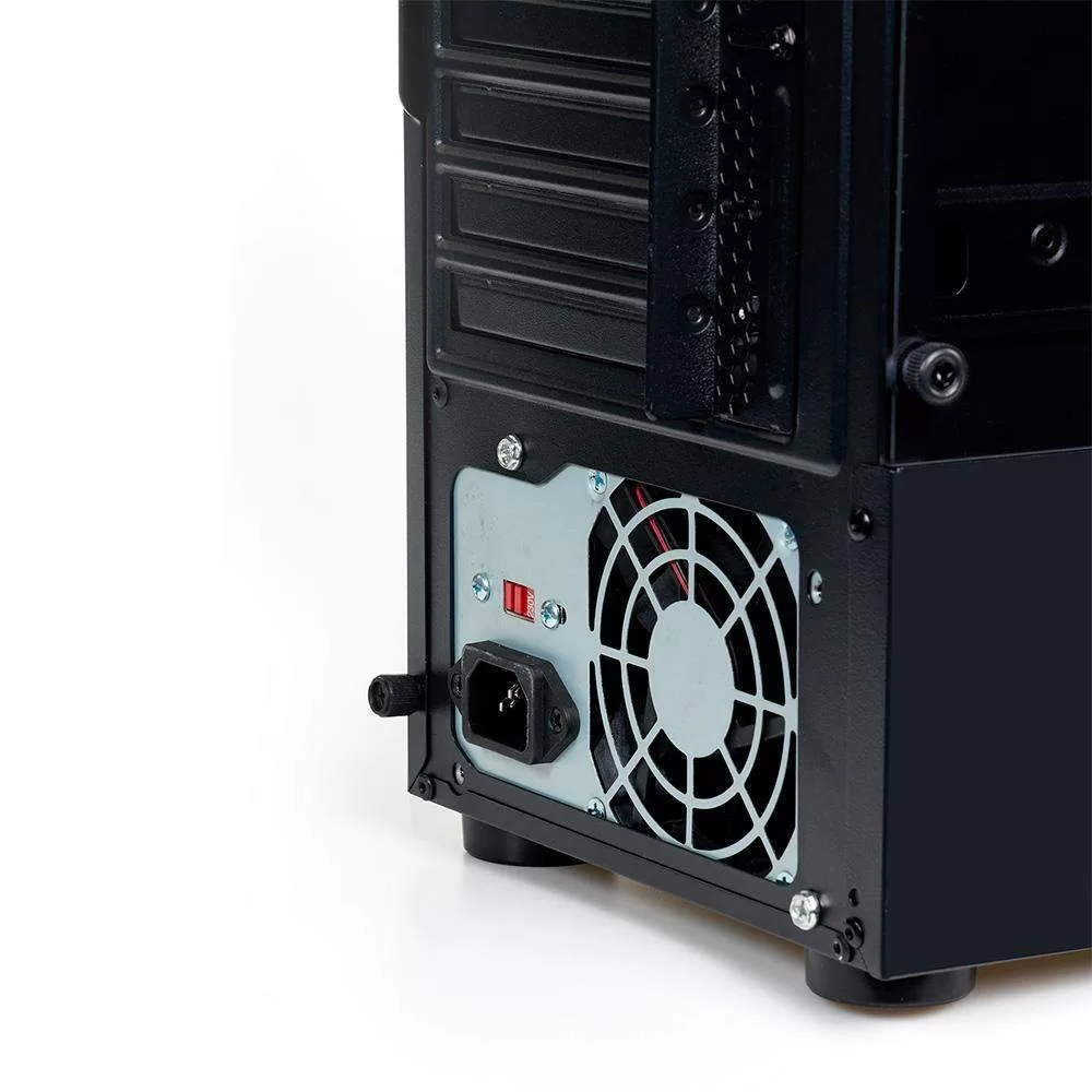 042 - Gabinete Gamer Liketec Matrix, Mid Tower, RGB, M-ATX, Mini-ATX, ATX, Lateral e Frontal em Vidro Temperado, 3x Cooler Fan RGB, Preto - GL-MATRIX-1 - Imagem 10