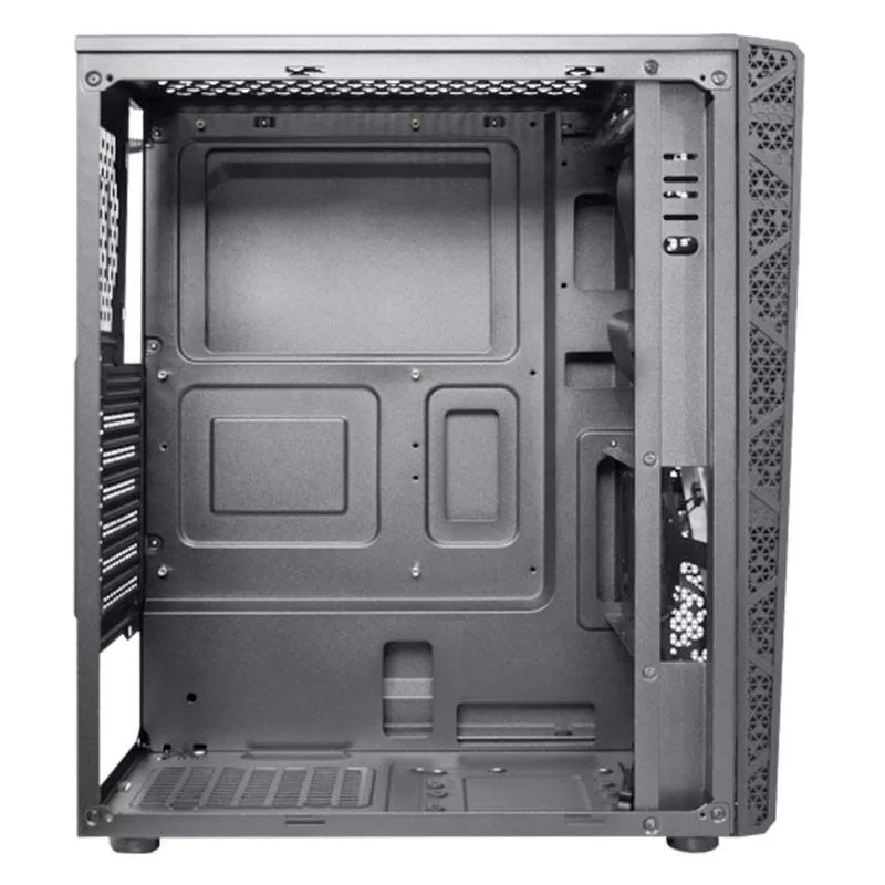 059 - GABINETE GAMING KRATOS III PRETO LED RGB CG-50TP K-MEX - Imagem 3