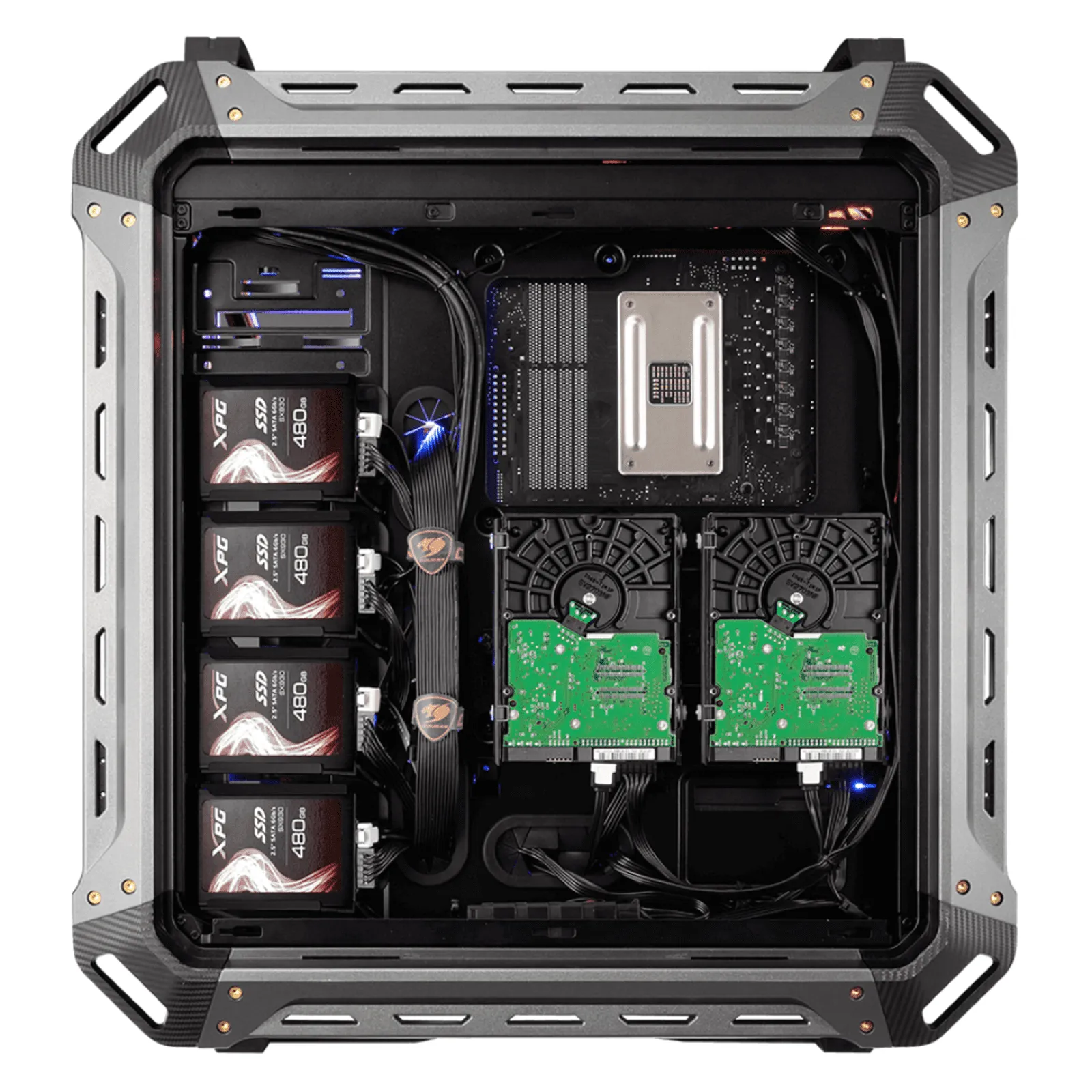 044 - Gabinete Cougar Gamer PANZER MAX-G Full - Tower Preto - Imagem 9
