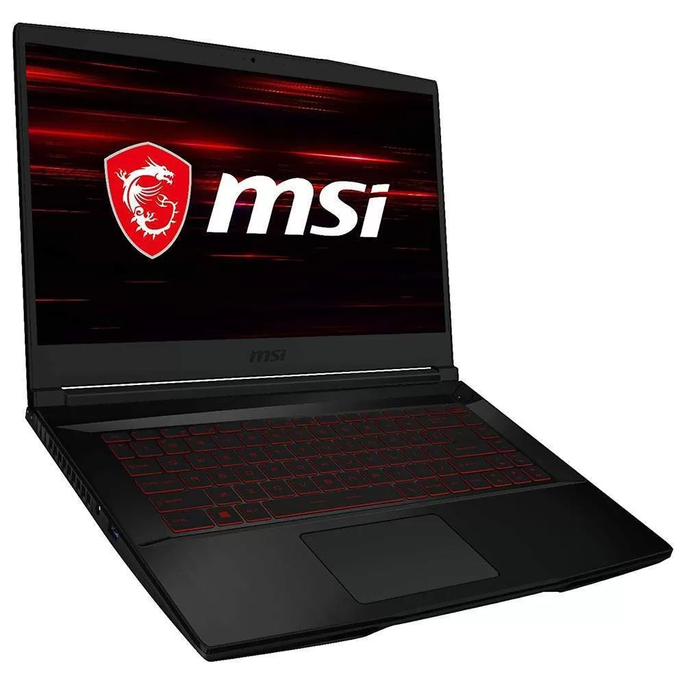 064 - Notebook Gamer MSI GF63 Thin - Intel Core i5 11400H - Tela Full HD 15.6" - 8GB de RAM - 256GB SSD - GeForce GTX1650 4GB - Preto - Imagem 2