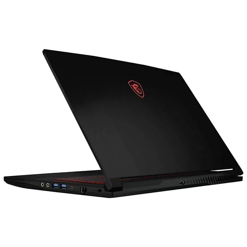 064 - Notebook Gamer MSI GF63 Thin - Intel Core i5 11400H - Tela Full HD 15.6" - 8GB de RAM - 256GB SSD - GeForce GTX1650 4GB - Preto - Imagem 3