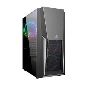 326 - GABINETE GAMER LED RGB PRETO MT-G670SBK C3 TECH