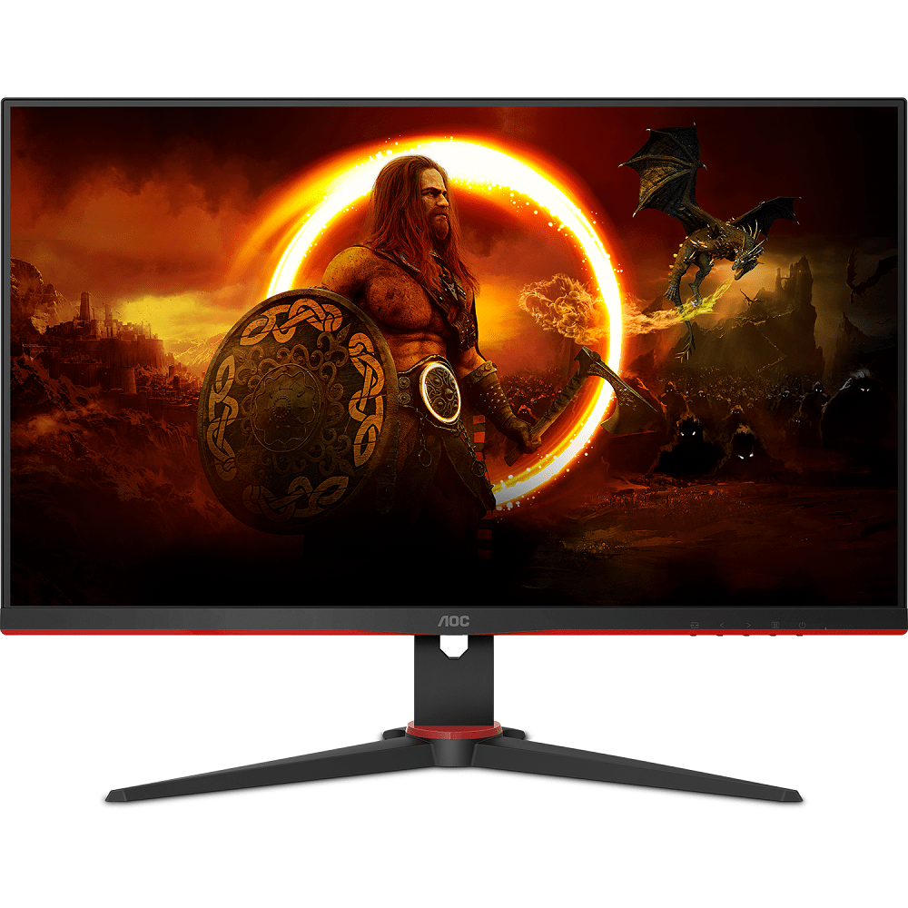 348 - MONITOR GAMER 27" WIDE FHD D-SUB/HDMI/DP 165Hz PRETO VIPER 27G2SE AOC