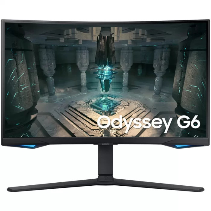 344 - MONITOR SAMSUNG GAMER CURVO ODYSSEY G6 27" 240HZ 1MS QHD HDMI DP BLUETOOTH WI-FI SPEAKER SMART HAS PIVOT- LS27BG650ELXZD