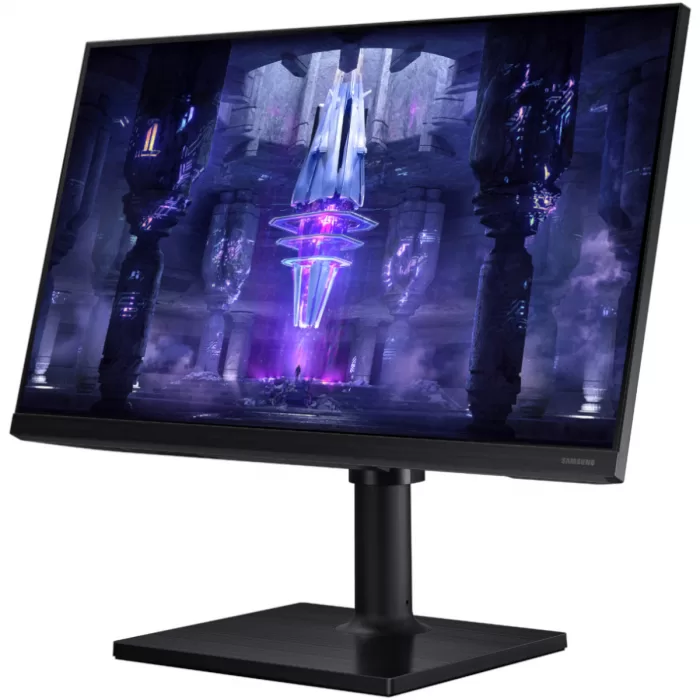 343 - MONITOR SAMSUNG GAMER ODYSSEY G30 24" FHD 144HZ 1MS FREESYNC HDMI DP AJUSTE ALTURA PIVOT INCLINACAO - LS24BG300ELMZD - Imagem 3