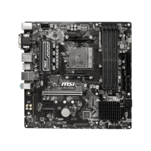 299 - Placa MAE MSI B450M Pro-vdh MAX - AMD Ryzen AM4 - DDR4 - Matx - Vga/hdmi/dvi