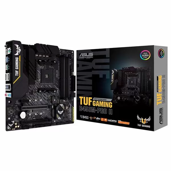 298 - Placa Mãe ASUS TUF Gaming B450M-PRO II Socket AM4 / DDR4