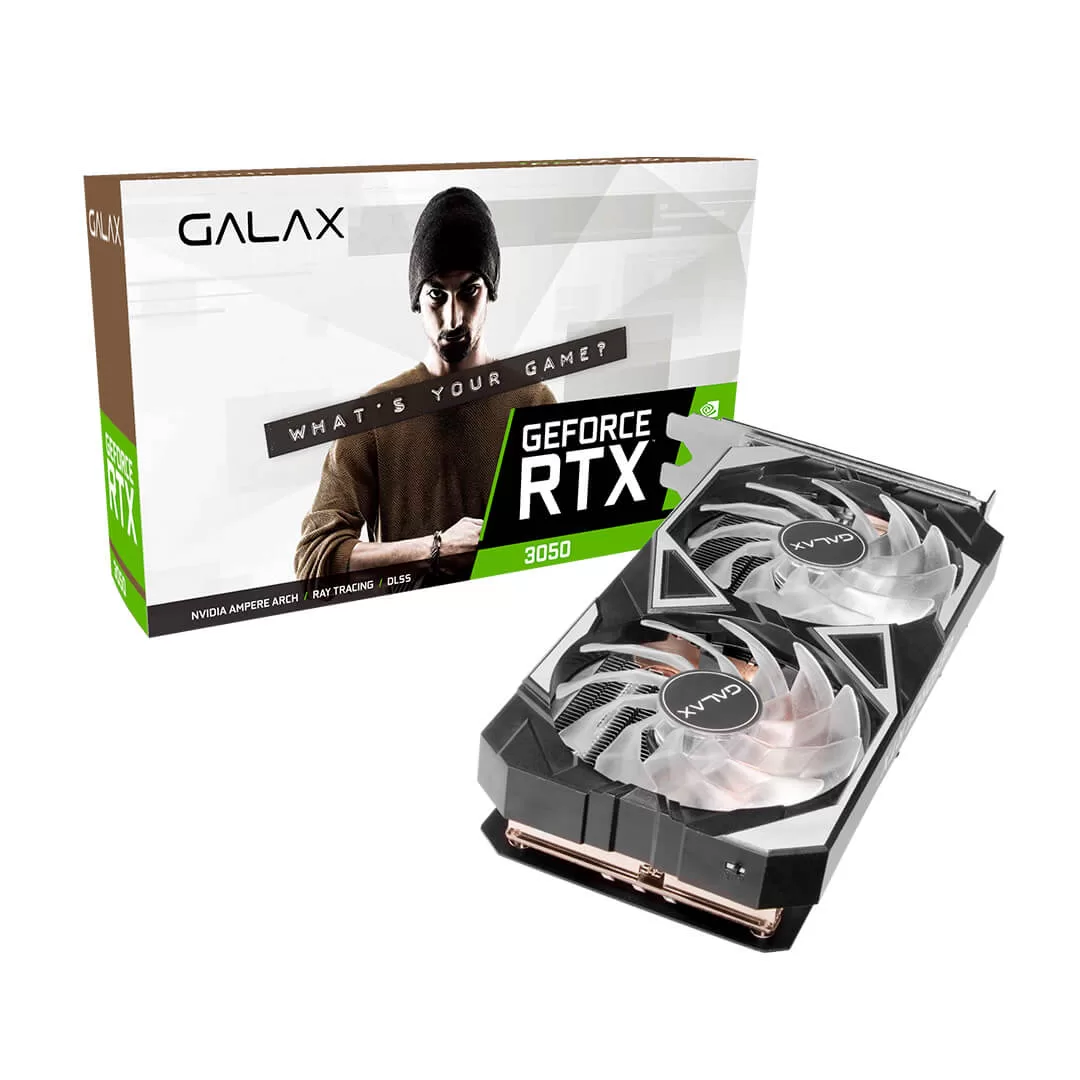 412 - Placa de Video NVidia RTX3050 8GB EX GDDR6 128BITS GALAX 35NSL8MD6YEX
