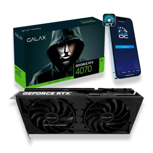 405 - Placa de Video NVidia RTX 4070 12GB GDDR6X 192BITS 1-CLICK OC 2X GALAX 47NOM7MD8DDF