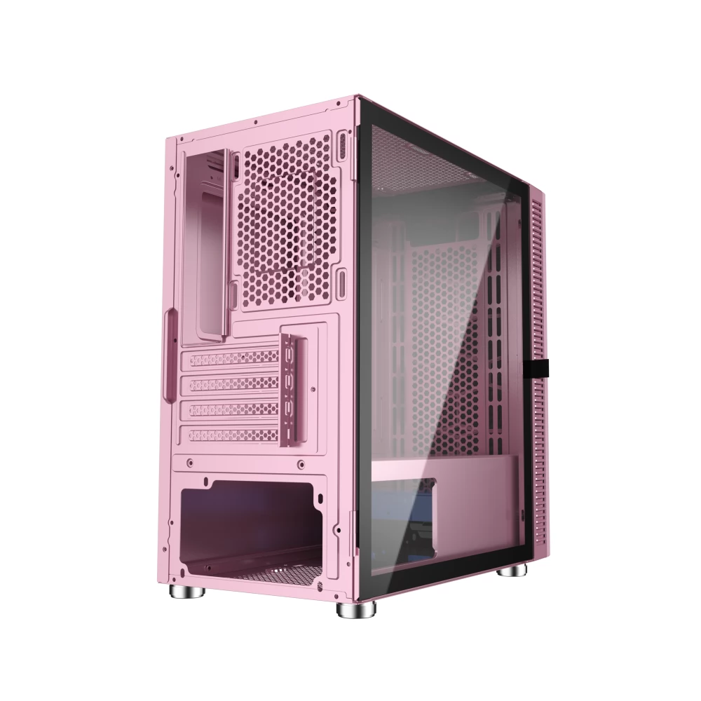 372 - Gabinete ATX Gamer BG-048PK Rosa Skygate Bluecase - Imagem 4