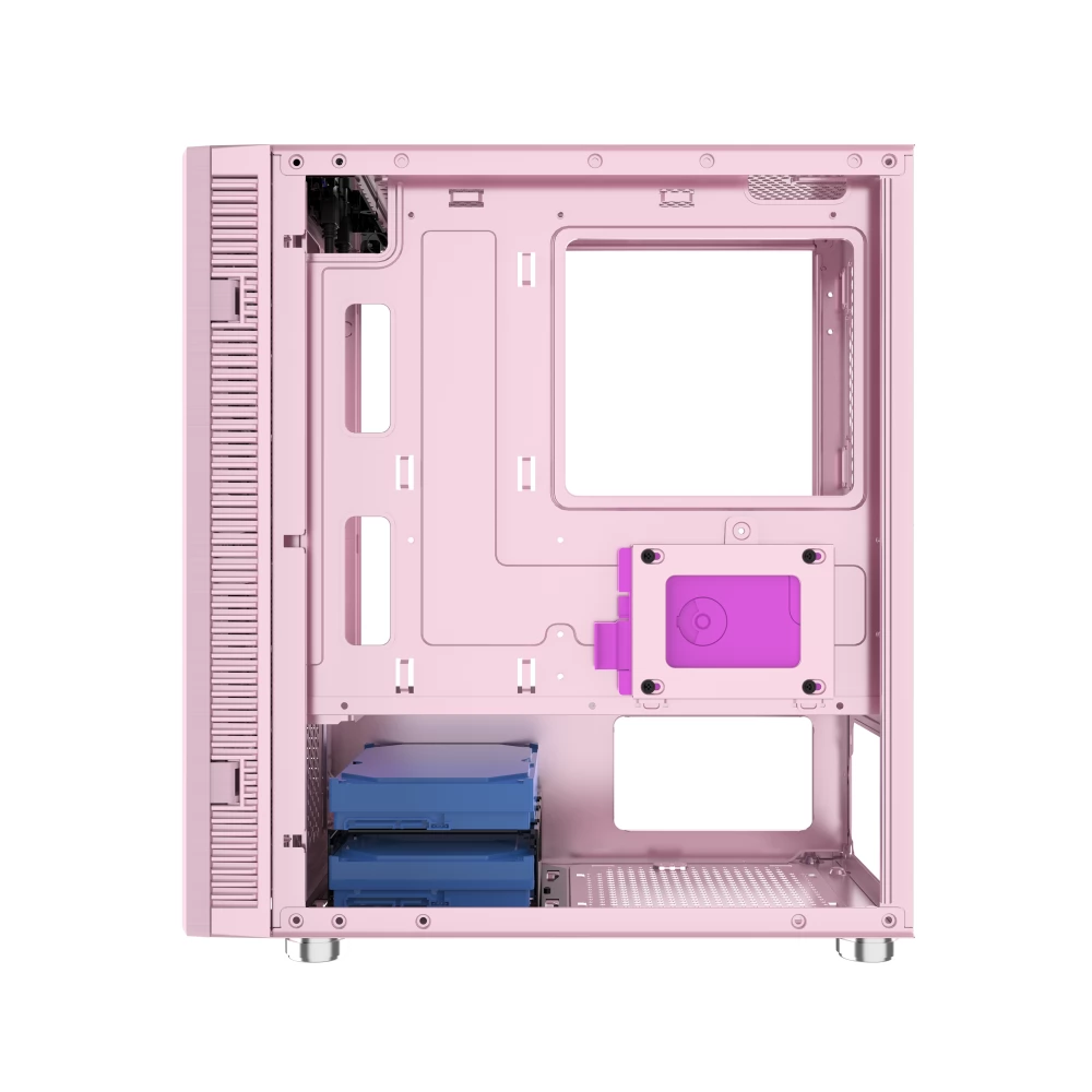 372 - Gabinete ATX Gamer BG-048PK Rosa Skygate Bluecase - Imagem 2