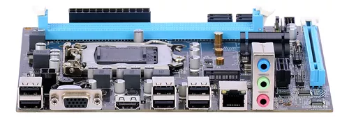 390 - Placa-mãe Bluecase® BMBH55-D2HG-M2 - Rede Gbit - M.2 2280 - Imagem 3