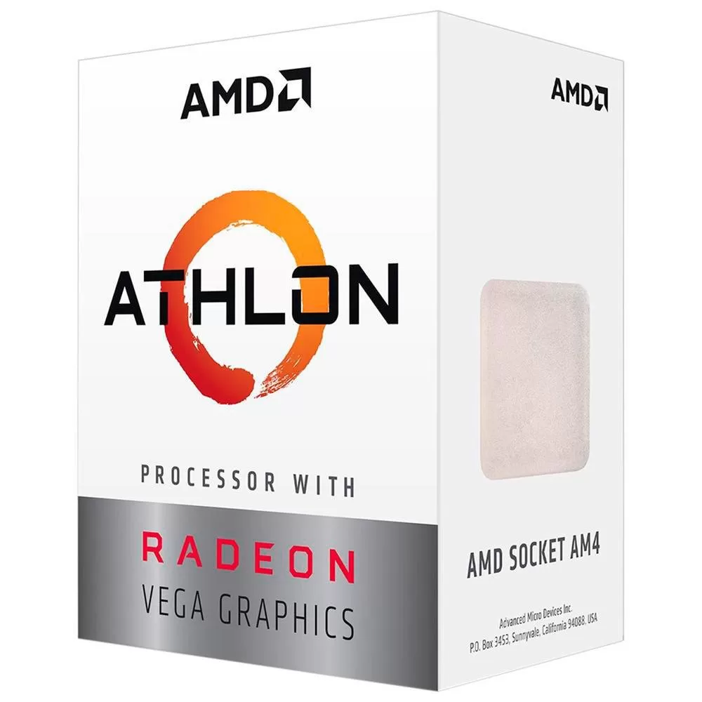 377 - Processador AMD Athlon 3000G, 3.5GHz, Cache 5MB, Dual Core, 4 Thread, AM4, Radeon VEGA 3 - Imagem 3