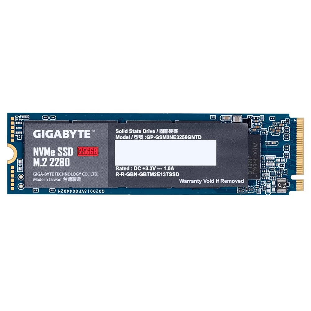 388 - SSD GIGABYTE 256GB M.2 2280 PCIE 3.0 X4 NVME, GP-GSM2NE3256GNTD - Imagem 4
