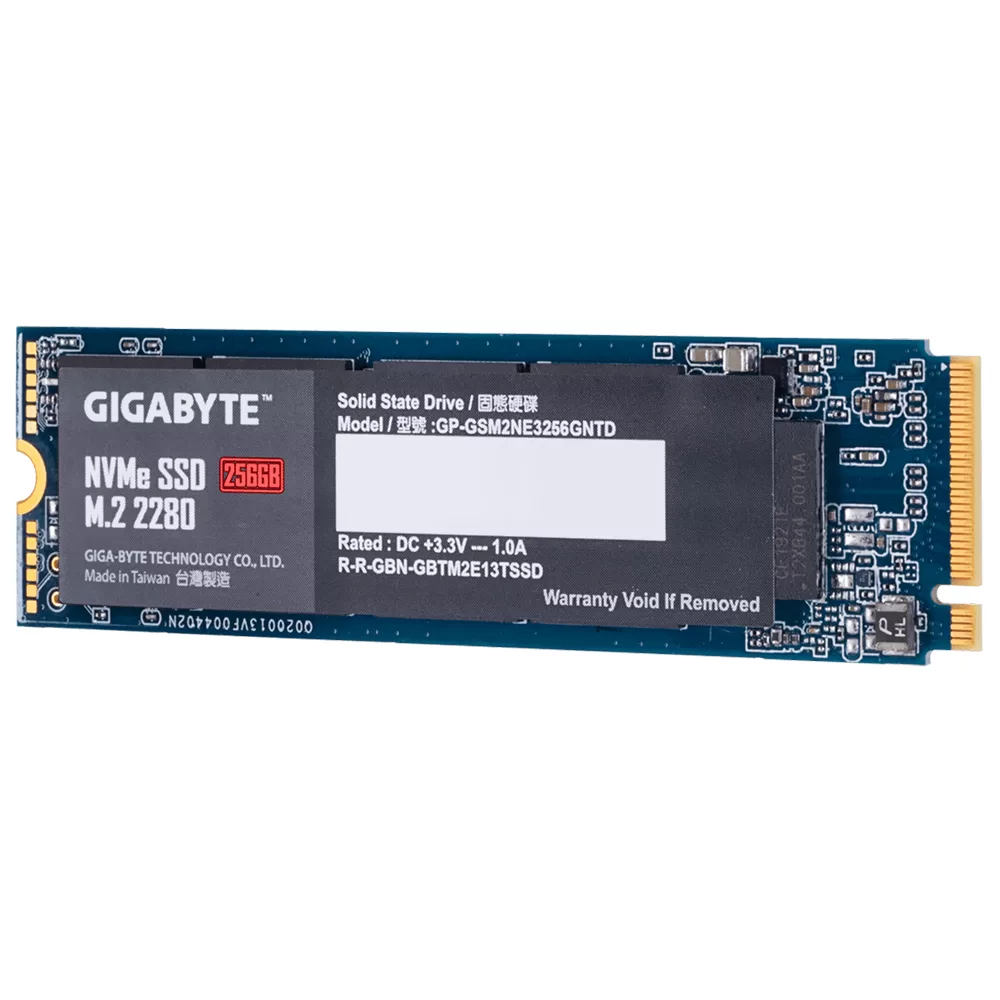 388 - SSD GIGABYTE 256GB M.2 2280 PCIE 3.0 X4 NVME, GP-GSM2NE3256GNTD - Imagem 3
