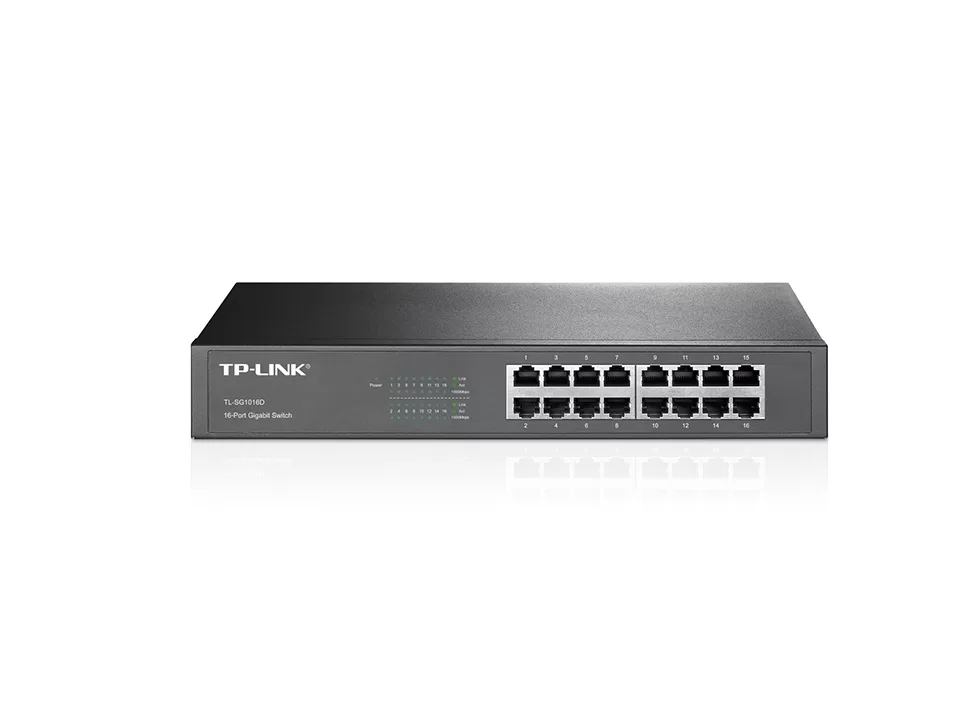 353-SWITCH 16 PORTAS GIGABIT P/RACK TL-SG1016D TP-LINK - Imagem 3