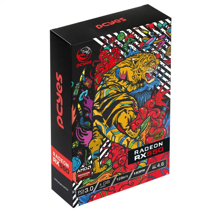 622 - CPU - Intel i3 7ª Ger - 16GB DDR4 - M.2 256GB - Placa de video RX 550 4GB - Fonte 500W - Gabinete Gamer - Imagem 7