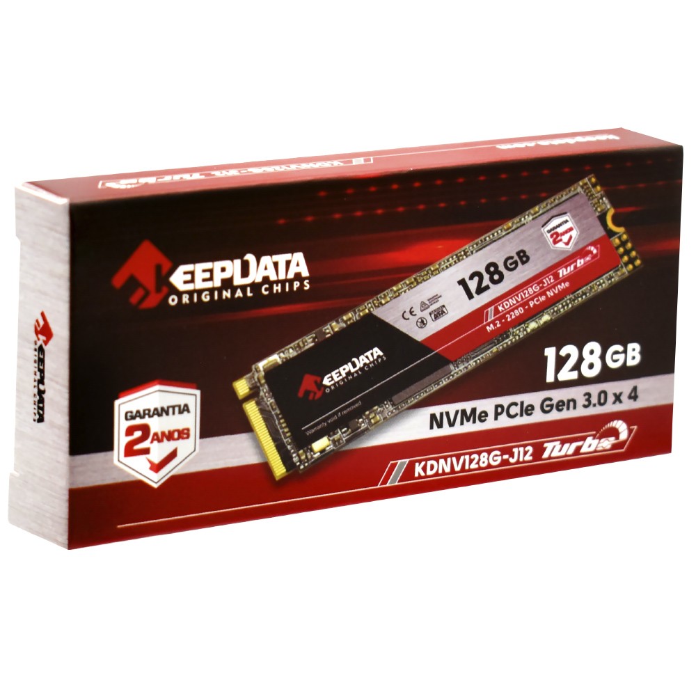 515- SSD Keepdata M.2 128GB NVMe - KDNV128G-J12 - Imagem 2