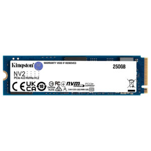 572- SSD Kingston 250GB NV2 M.2 2280 Nvme Pcie 4.0 Leitura 3000MB/S Gravacao 1300MB/S - SNV2S/250G