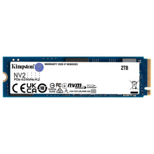 575- SSD Kingston 2TB NV2 M.2 2280 Nvme Pcie 4.0 Leitura 3500MB/S Gravacao 2800MB/S - SNV2S/2000G
