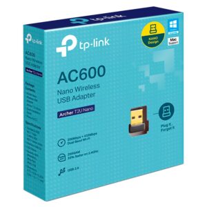 613- Adaptador Wifi Tp-Link Archer T2U Nano USB Dual Band - 2.4GHz - 5GHz - 600Mbps
